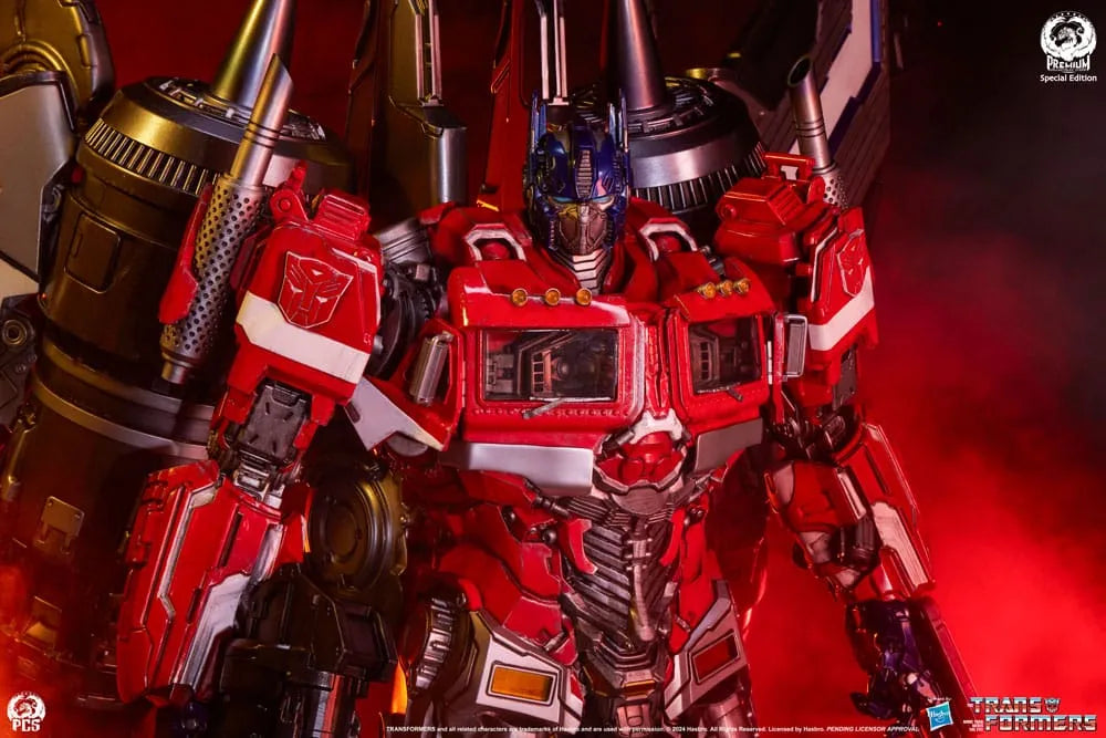 Transformers Museum Scale Statue Optimus Prime Jet Convoy Edition 87 cm - Smalltinytoystore