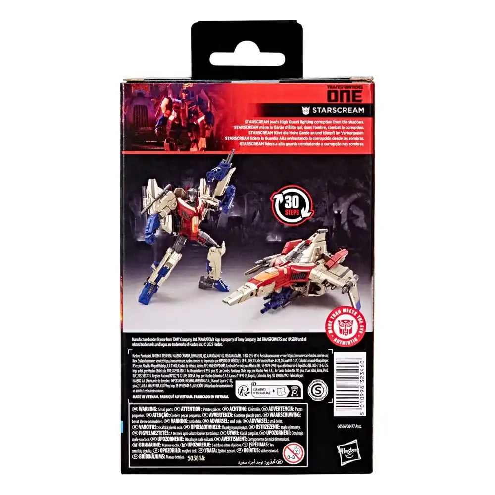 Transformers One Studio Series Deluxe Class Actionfigur Starscream 11 cm - Smalltinytoystore