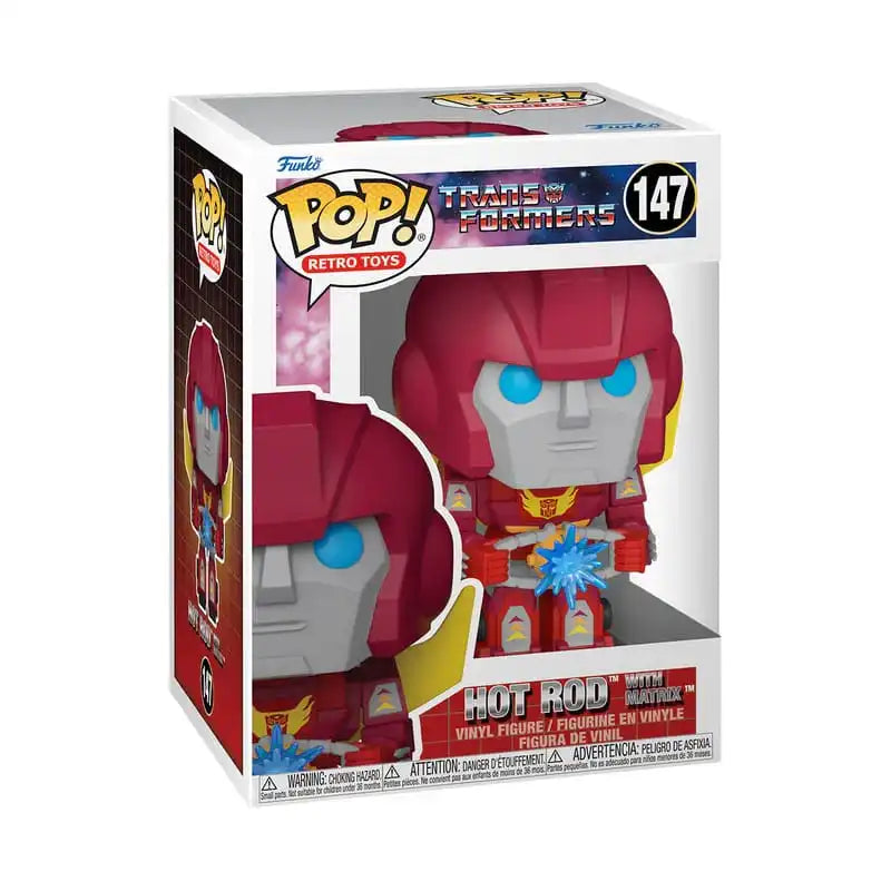 Transformers Retro Series POP! TV Vinyl Hot Rod w/Matrix 9 cm - Smalltinytoystore