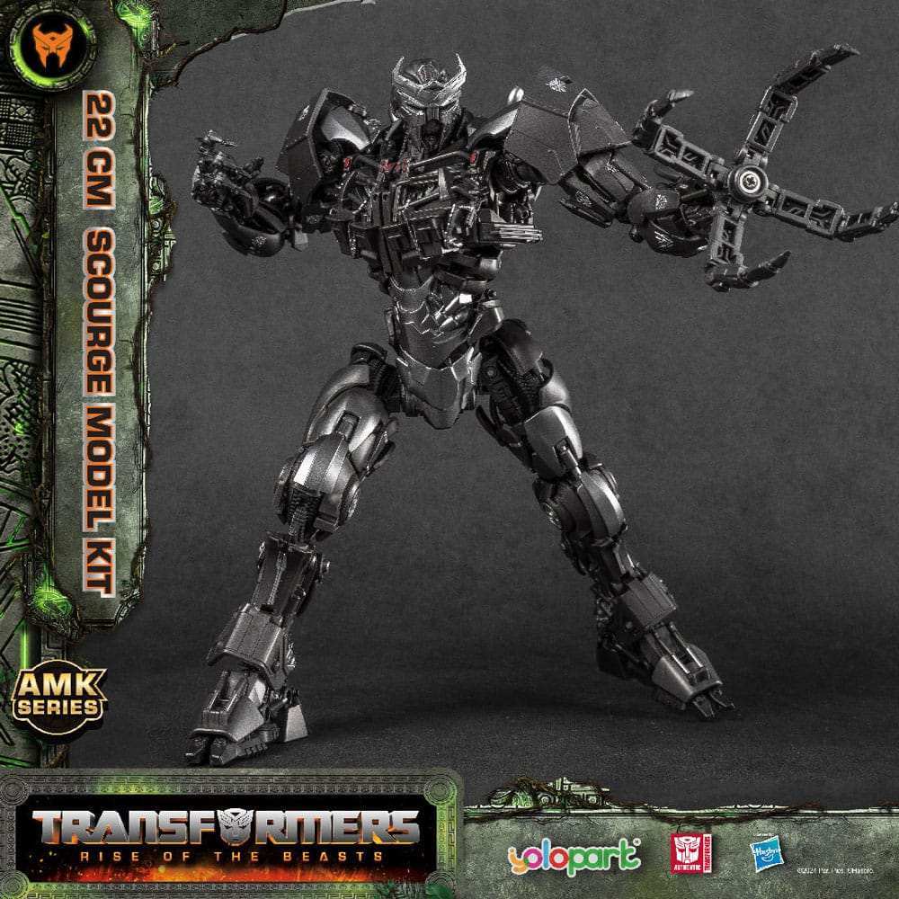 Transformers Rise of the Beasts AMK Series Plastic Model Kit Scourge 22 cm - Smalltinytoystore
