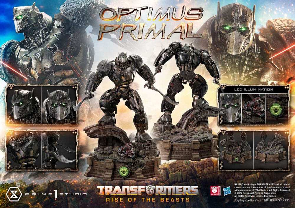 Transformers: Rise of the Beasts Museum Masterline Statue Optimus Primal 72 cm - Smalltinytoystore