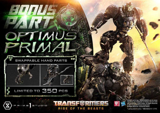 Transformers: Rise of the Beasts Museum Masterline Statue Optimus Primal Ultimate Bonus Version 72 cm - Smalltinytoystore
