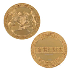 Transformers Sammelmünze 40th Anniversary 24k Gold Plated Edition 4 cm - Smalltinytoystore