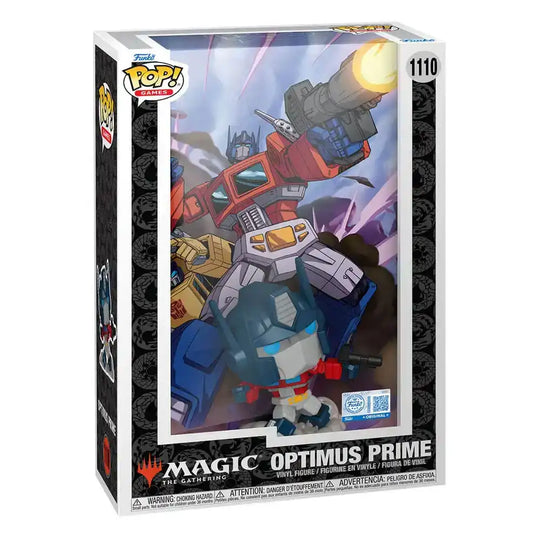 Transformers X MTG POP! Comic Covers Vinyl Figur Optimus Prime (Magic the Gathering) 9 cm