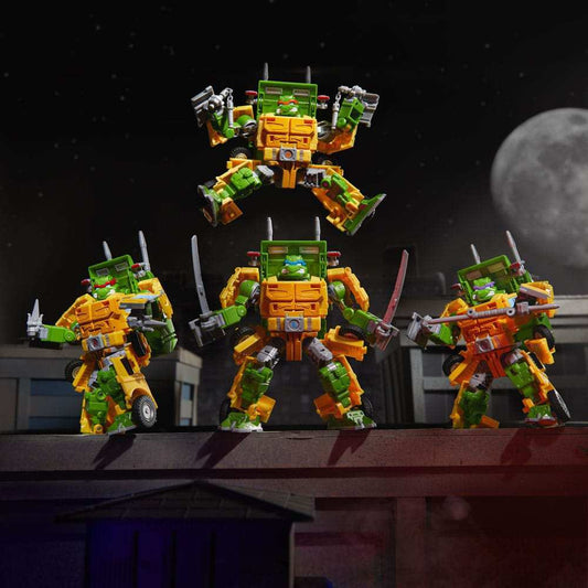 Transformers x Teenage Mutant Ninja Turtles Actionfigur Party Wallop 18 cm - Smalltinytoystore