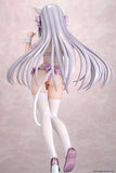 Tsuki ni Yorisou Otome no Sahou PVC Statue 1/6 Luna Sakurakouji Cat Maid Sakura Color Ver. 26 cm - Smalltinytoystore