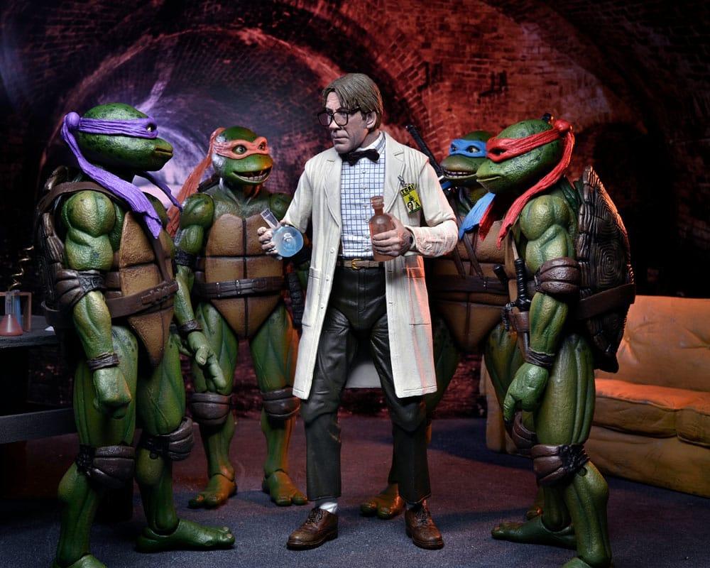 Turtles II - Das Geheimnis des Ooze Actionfiguren 2-Pack Lab Coat Professor Perry and Hazmat Suit Professor Perry 18 cm - Smalltinytoystore