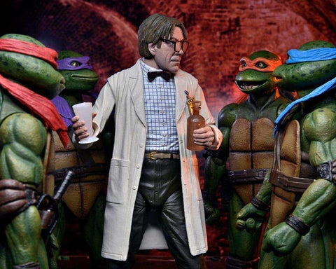 Turtles II - Das Geheimnis des Ooze Actionfiguren 2-Pack Lab Coat Professor Perry and Hazmat Suit Professor Perry 18 cm - Smalltinytoystore