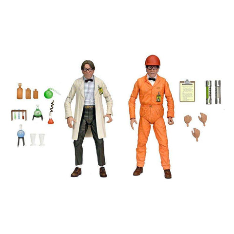 Turtles II - Das Geheimnis des Ooze Actionfiguren 2-Pack Lab Coat Professor Perry and Hazmat Suit Professor Perry 18 cm - Smalltinytoystore