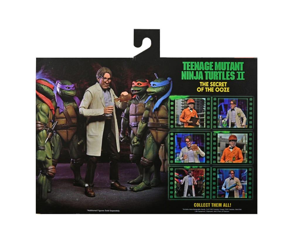 Turtles II - Das Geheimnis des Ooze Actionfiguren 2-Pack Lab Coat Professor Perry and Hazmat Suit Professor Perry 18 cm - Smalltinytoystore