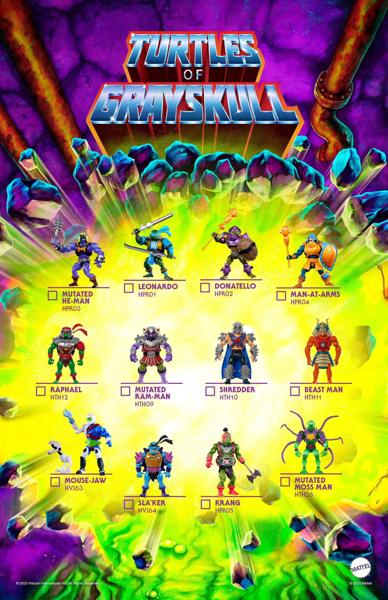 Turtles of Grayskull Masters of the Universe Origins Shredder US Version - Smalltinytoystore