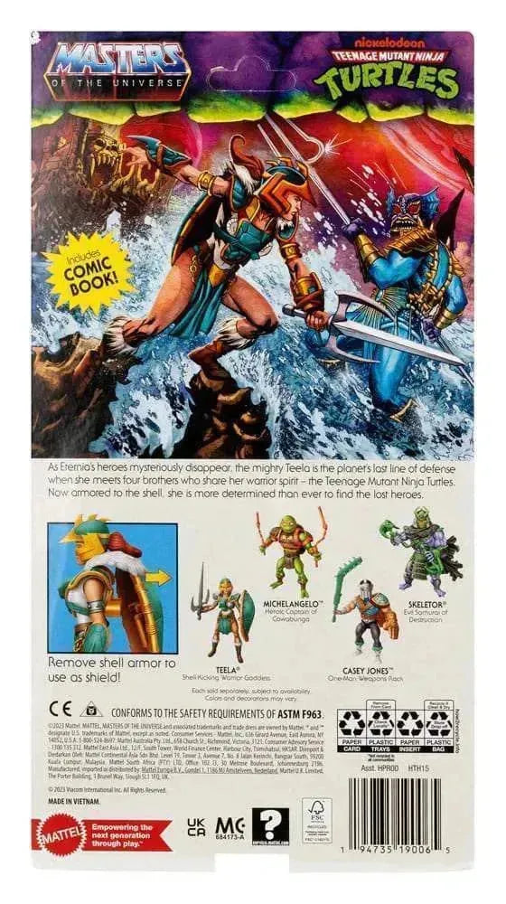 Turtles of Grayskull Masters of the Universe Origins Teela EU Card - Smalltinytoystore