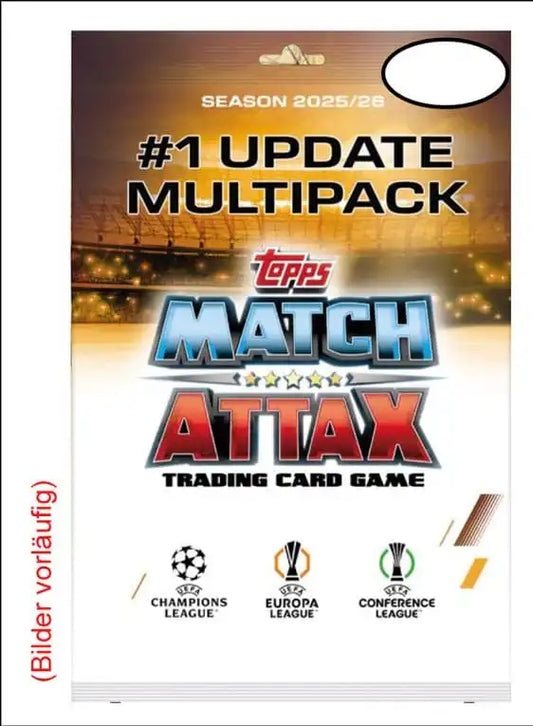 UEFA Champions League Match Attax Trading Cards 2025/26 Mega Multipack Update Scream Team *Deutsche Version* - Smalltinytoystore