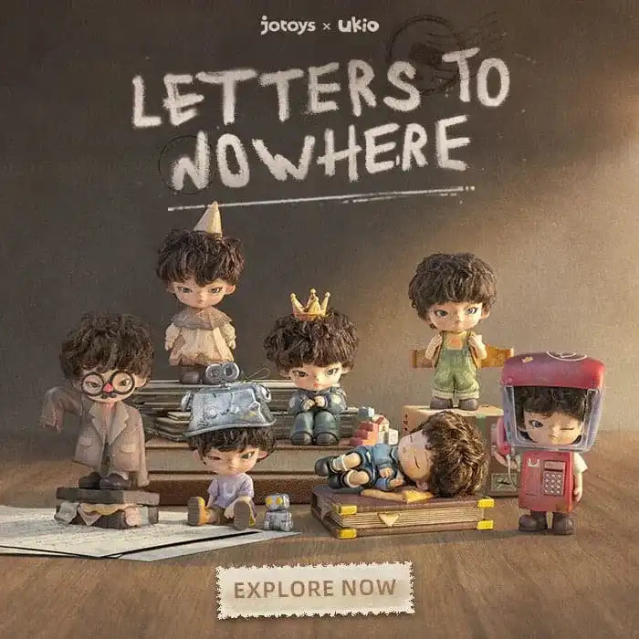 Ukio Letters to nowhere Series Blind Box Figur 8 cm Display (6)