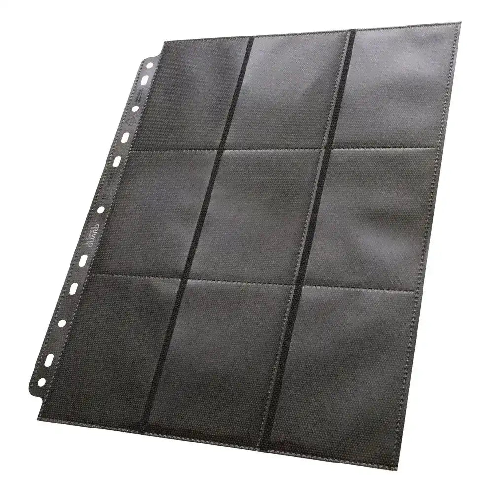 Ultimate Guard 18-Pocket Pages Side-Loading Schwarz (50) - Smalltinytoystore
