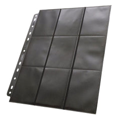 Ultimate Guard 18-Pocket Pages Side-Loading Schwarz (50) - Smalltinytoystore