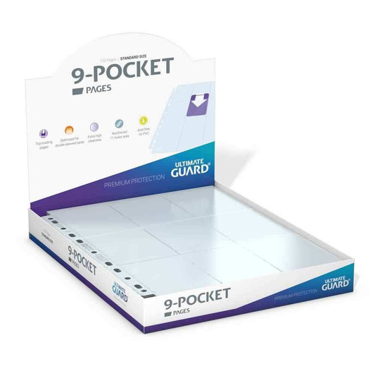 Ultimate Guard 9-Pocket Pages (100) - Smalltinytoystore
