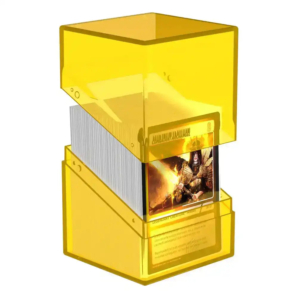 Ultimate Guard Boulder 100+ Clear - Amber - Smalltinytoystore