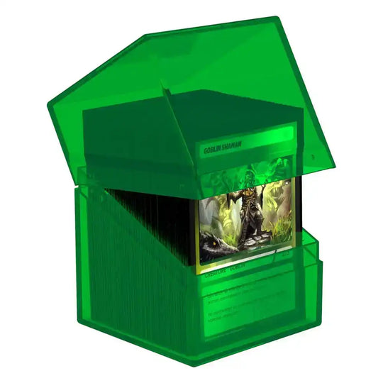 Ultimate Guard Boulder 100+ Clear - Emerald - Smalltinytoystore