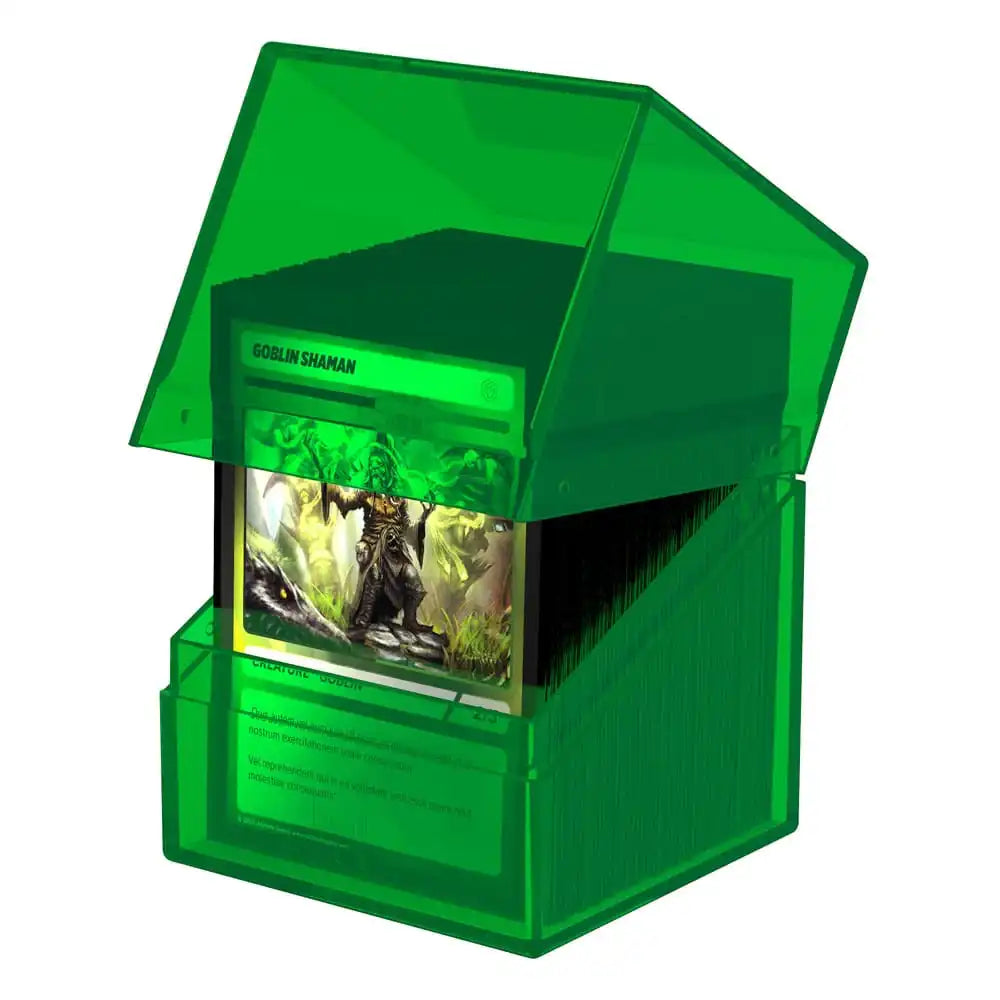 Ultimate Guard Boulder 100+ Clear - Emerald - Smalltinytoystore