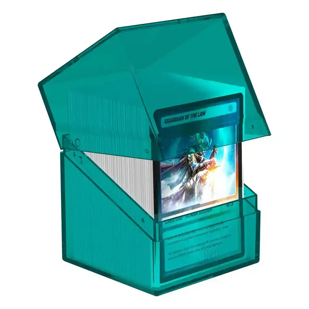Ultimate Guard Boulder 100+ Clear - Malachite - Smalltinytoystore