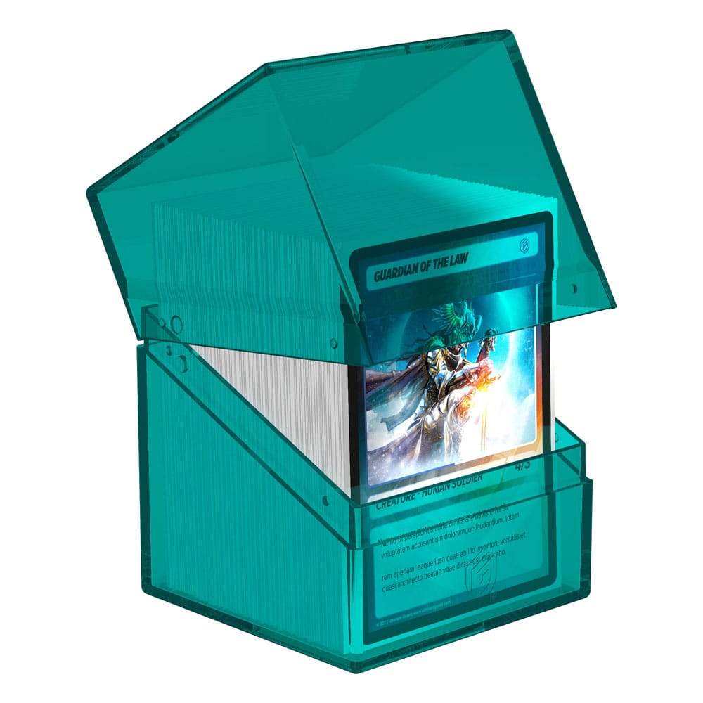 Ultimate Guard Boulder 100+ Clear - Malachite - Smalltinytoystore