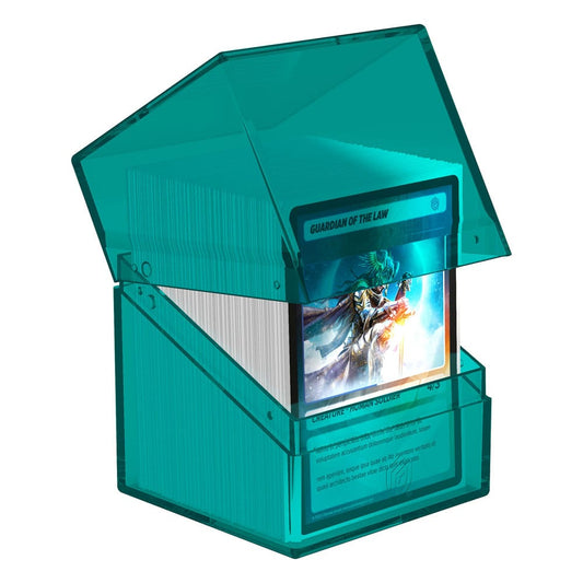 Ultimate Guard Boulder 100+ Clear - Malachite - Smalltinytoystore