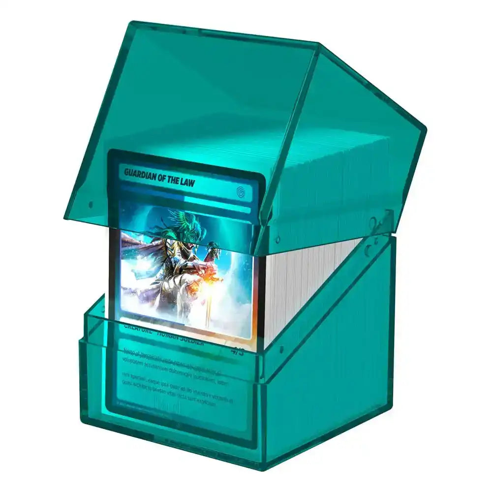 Ultimate Guard Boulder 100+ Clear - Malachite - Smalltinytoystore