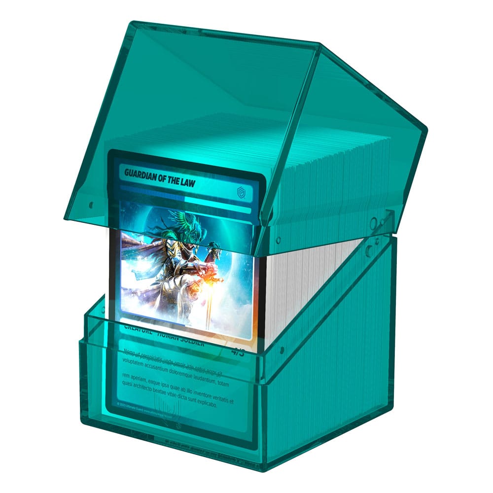 Ultimate Guard Boulder 100+ Clear - Malachite - Smalltinytoystore