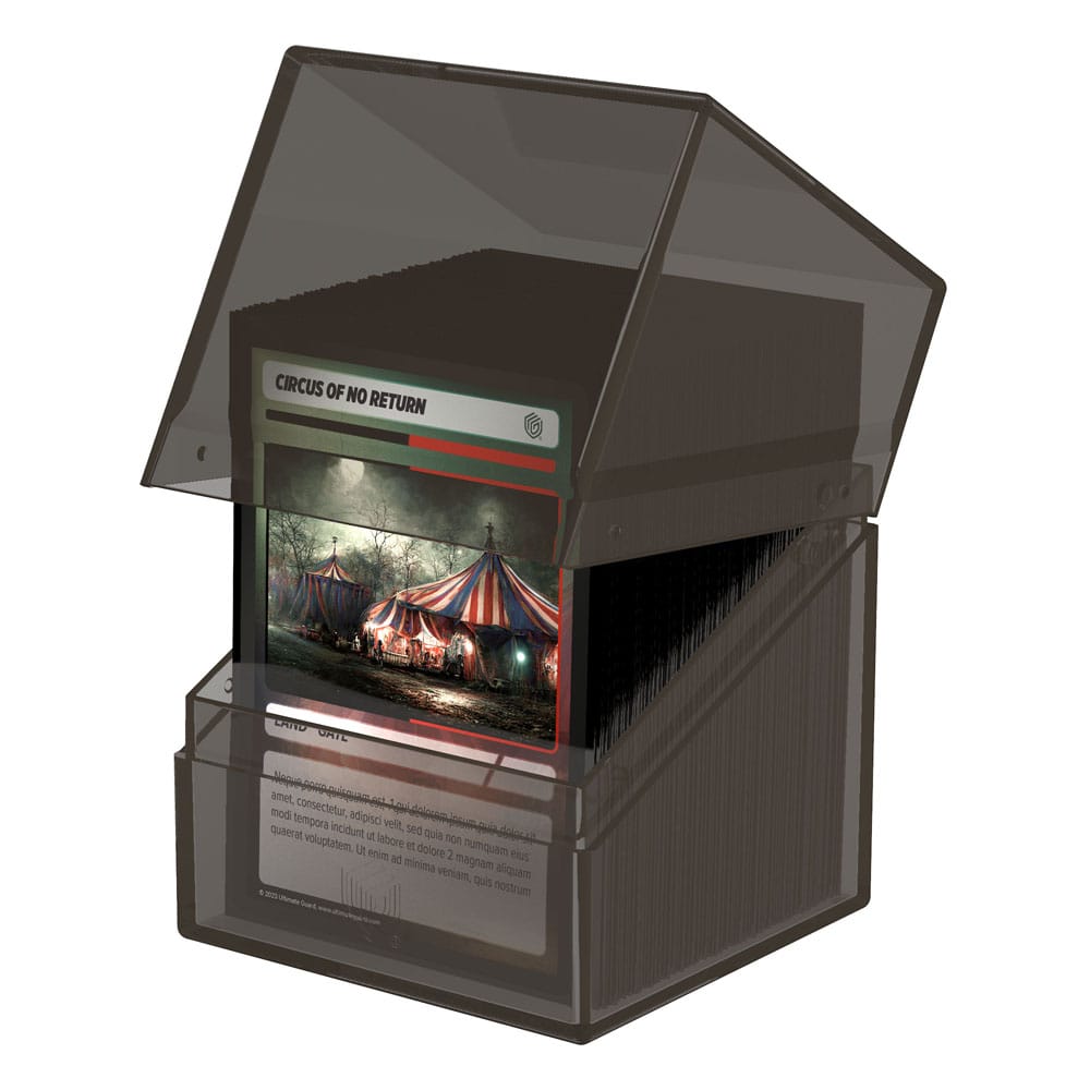 Ultimate Guard Boulder 100+ Clear - Onyx - Smalltinytoystore