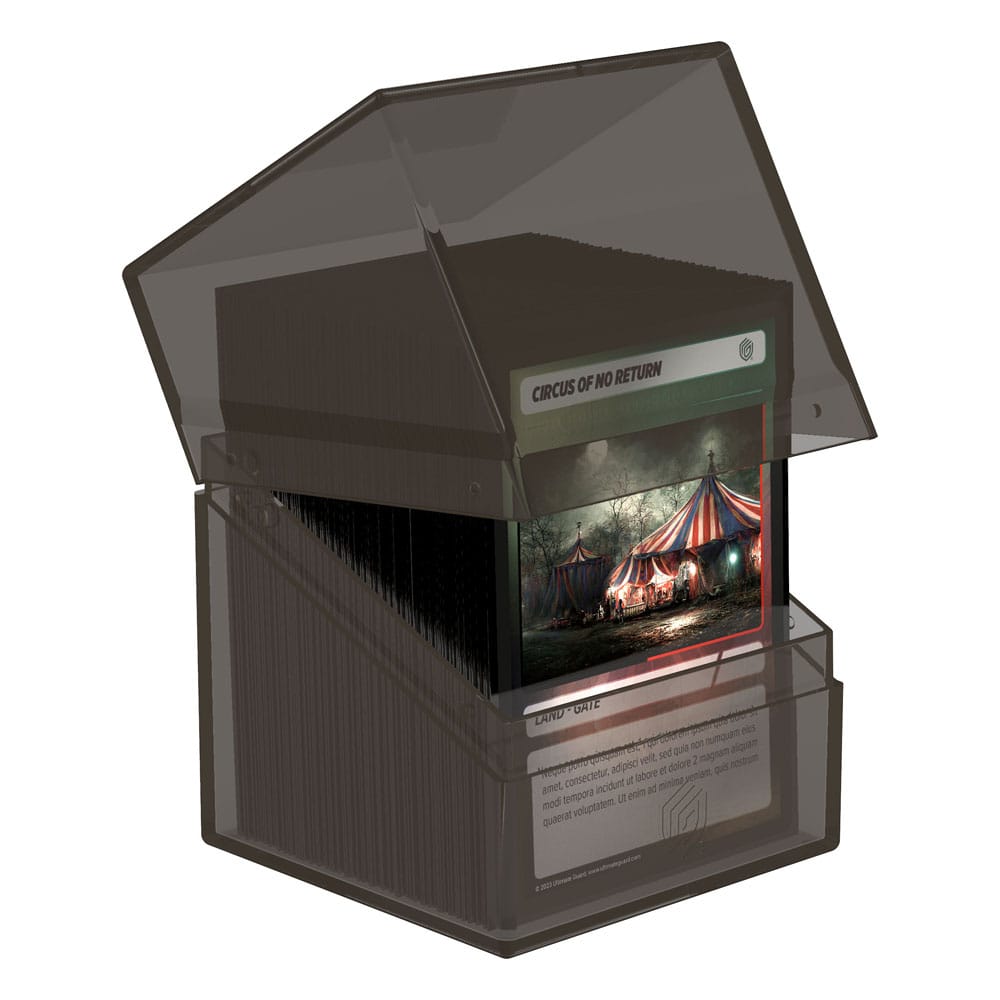 Ultimate Guard Boulder 100+ Clear - Onyx - Smalltinytoystore