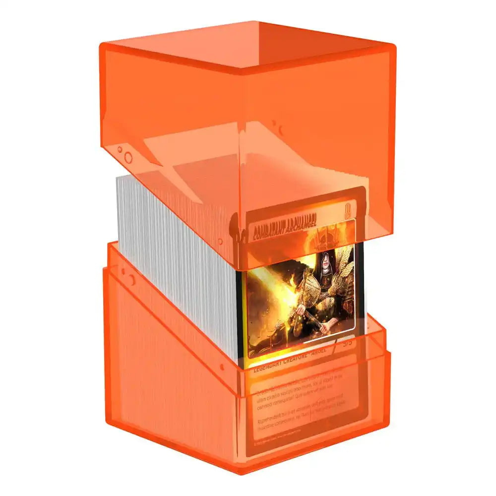 Ultimate Guard Boulder 100+ Clear - Poppy Topaz - Smalltinytoystore