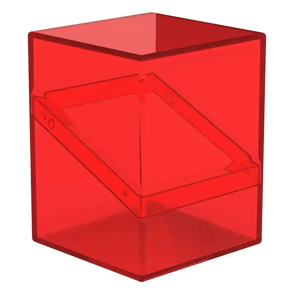 Ultimate Guard Boulder 100+ Clear - Ruby - Smalltinytoystore