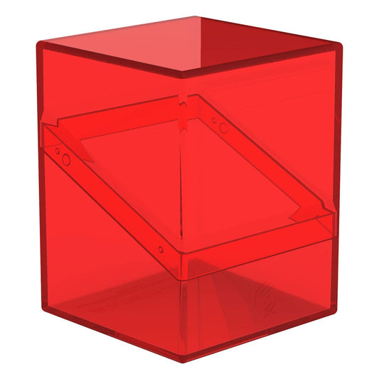 Ultimate Guard Boulder 100+ Clear - Ruby - Smalltinytoystore
