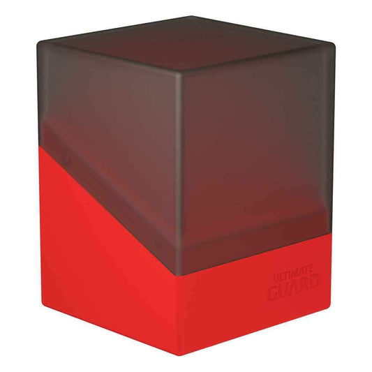 Ultimate Guard Boulder Deck Case 100+ SYNERGY Schwarz/Rot - Smalltinytoystore