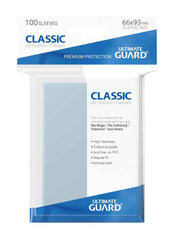 Ultimate Guard Classic Soft Sleeves Standardgröße Transparent (100) - Smalltinytoystore