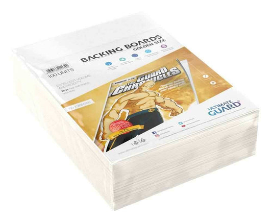 Ultimate Guard Comic Backing Boards Golden Size (100) - Smalltinytoystore