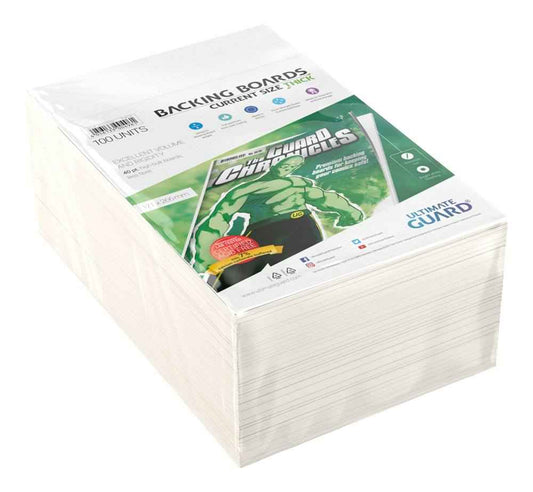 Ultimate Guard Comic Backing Boards Thick Current Size (100) - Smalltinytoystore