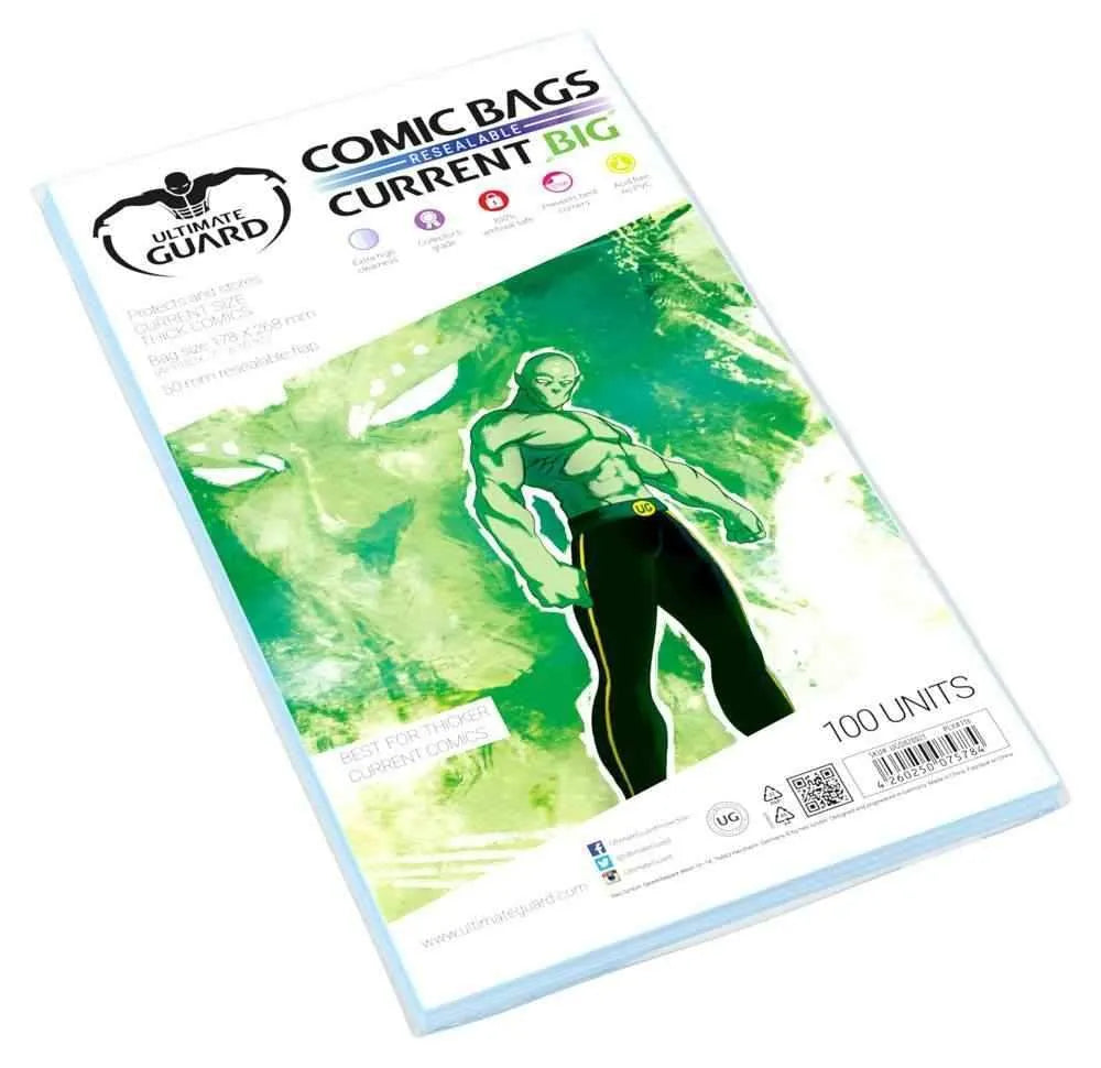 Ultimate Guard Comic Bags BIG wiederverschließbar Current Size (100) - Smalltinytoystore