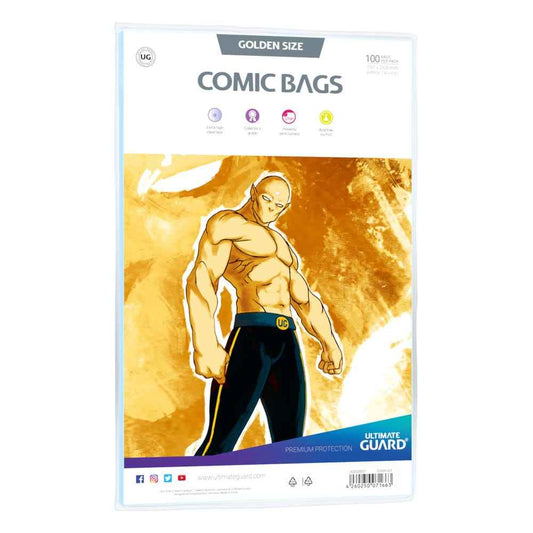 Ultimate Guard Comic Bags Golden Size (100) - Smalltinytoystore