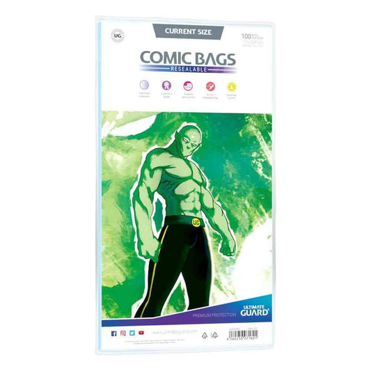 Ultimate Guard Comic Bags wiederverschließbar Current Size (100) - Smalltinytoystore
