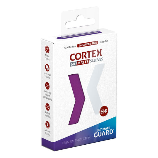 Ultimate Guard Cortex Sleeves Japanese Size Matte Lila (60) - Smalltinytoystore