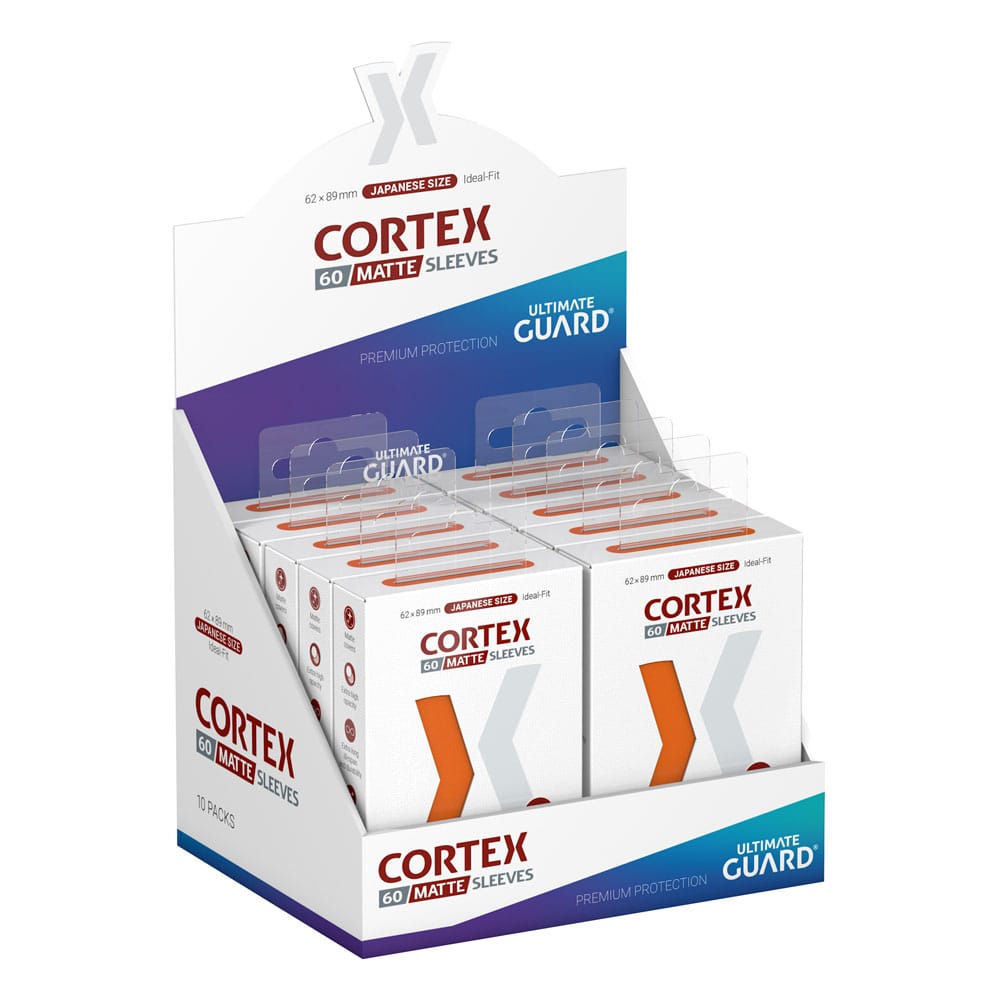 Ultimate Guard Cortex Sleeves Japanese Size Matte Orange (60) - Smalltinytoystore