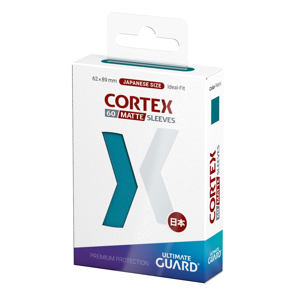 Ultimate Guard Cortex Sleeves Japanese Size Matte Petrol (60) - Smalltinytoystore
