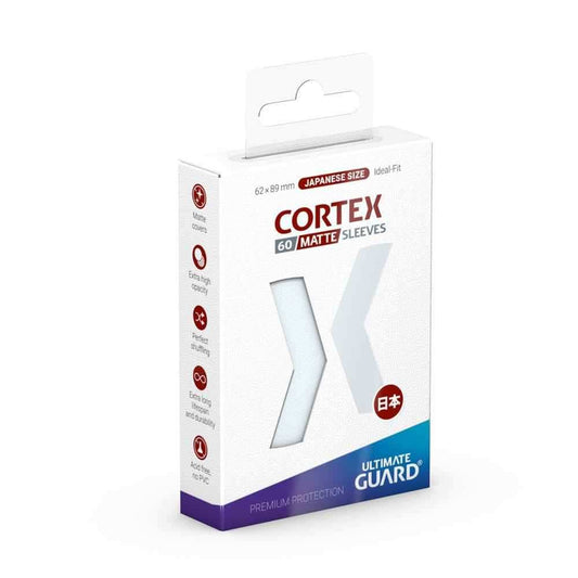 Ultimate Guard Cortex Sleeves Japanische Größe Matt-Transparent (60) - Smalltinytoystore