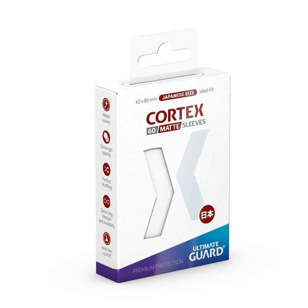 Ultimate Guard Cortex Sleeves Japanische Größe Matt-Weiß (60) - Smalltinytoystore