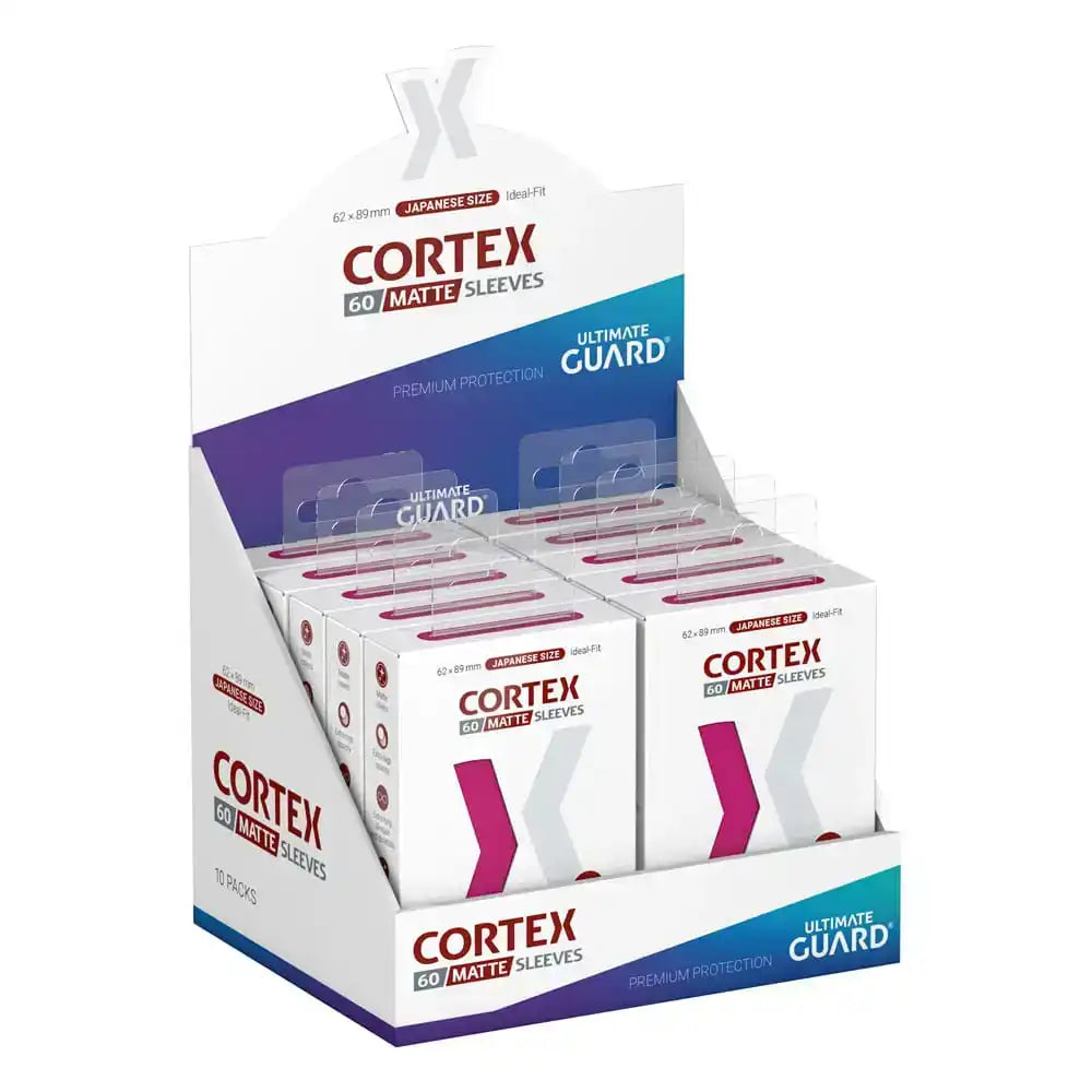 Ultimate Guard Cortex Sleeves Japanische Größe Matte Pink (60) - Smalltinytoystore