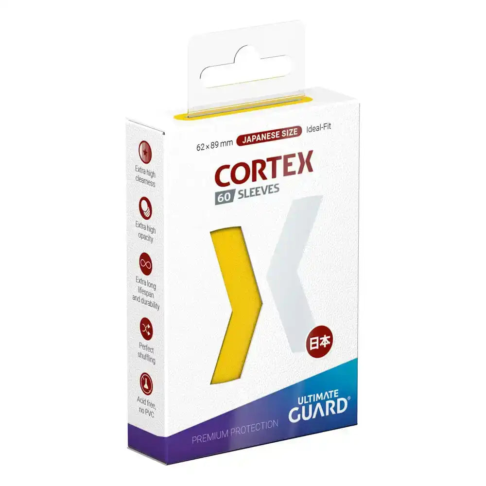 Ultimate Guard Cortex Sleeves Japanische Größe Yellow (60) - Smalltinytoystore