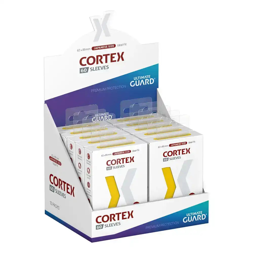 Ultimate Guard Cortex Sleeves Japanische Größe Yellow (60) - Smalltinytoystore