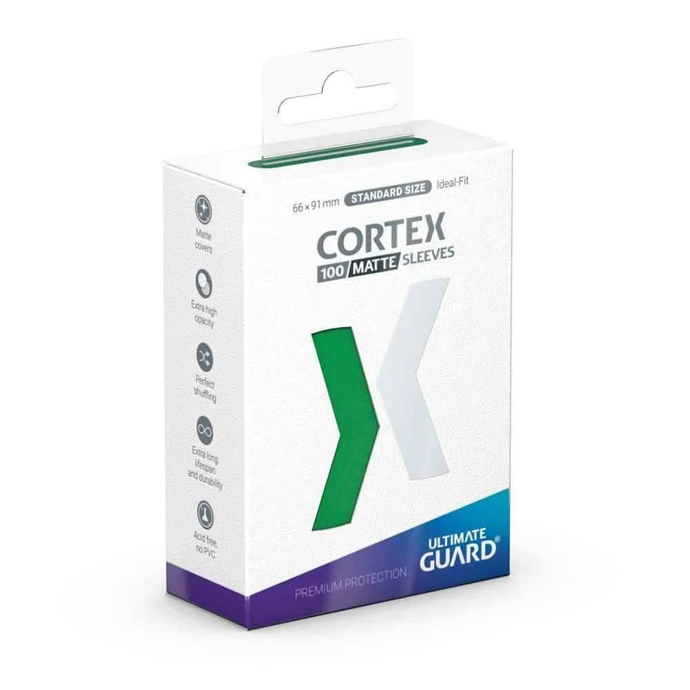 Ultimate Guard Cortex Sleeves Standardgröße Matt-Grün (100) - Smalltinytoystore